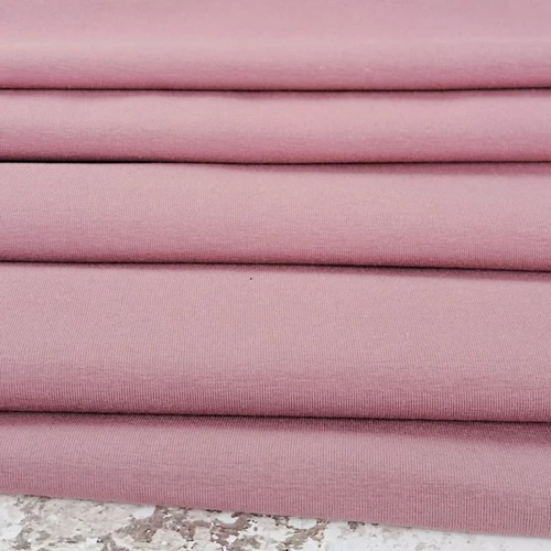 REMNANT: Vanessa Premium Jersey Knit, Deep Rose (40 cm)
