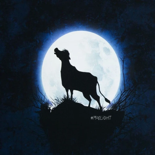 Moo-light: Panel French Terry, European Import  (approximately 85 cm)