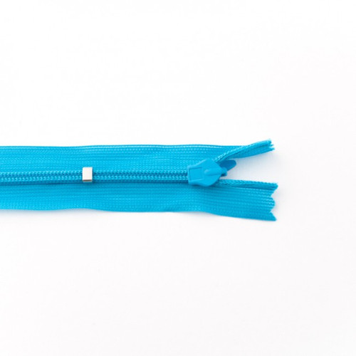 Adjustable Length Invisible Zipper: Aqua (60 cm)