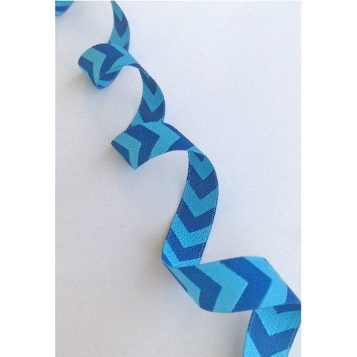 Chevron, Turquoise & Petrol:  Farbenmix Ribbon