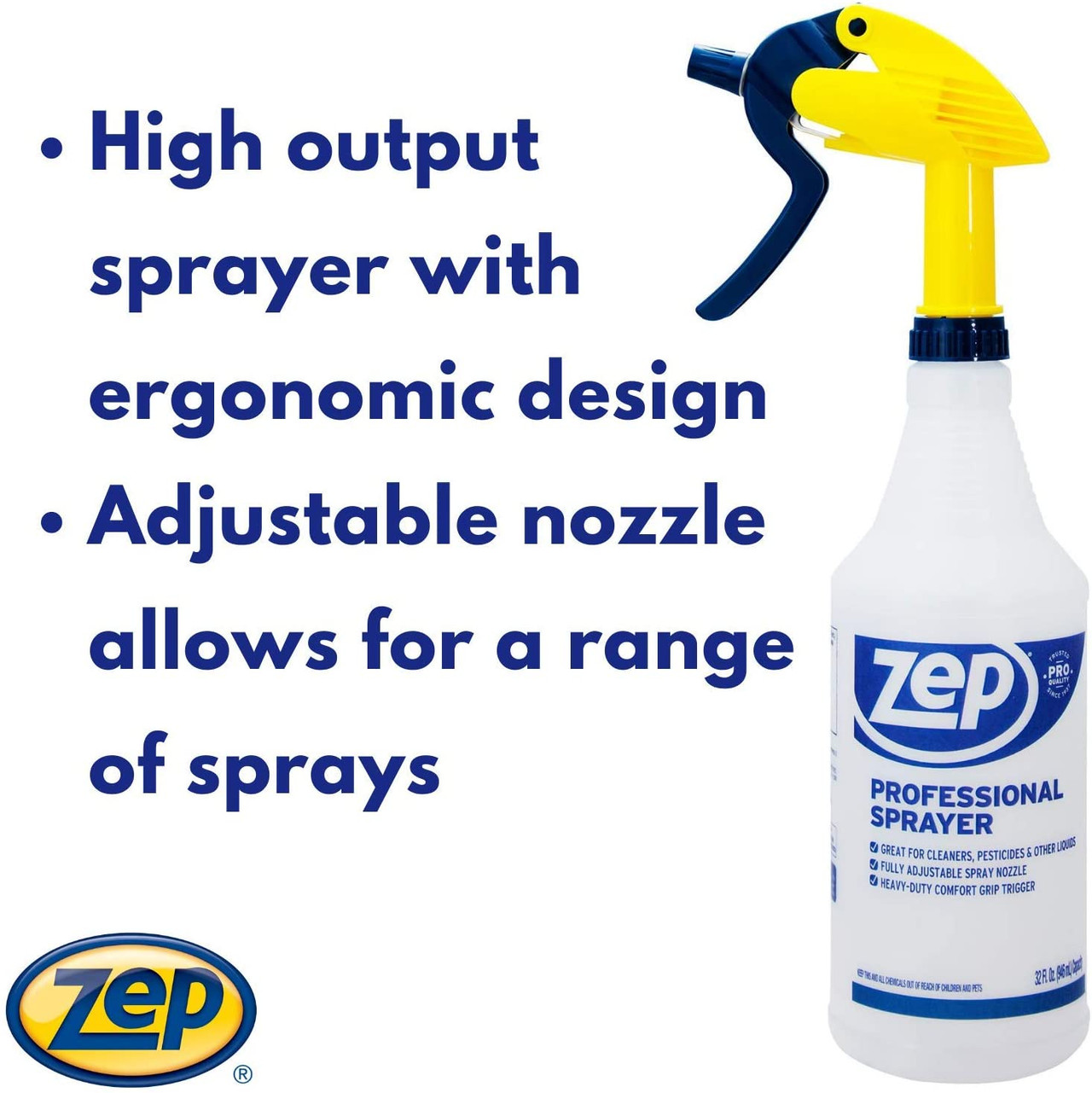 Zep Professional Sprayer Bottle 32 ounces NAPA SEW & VAC