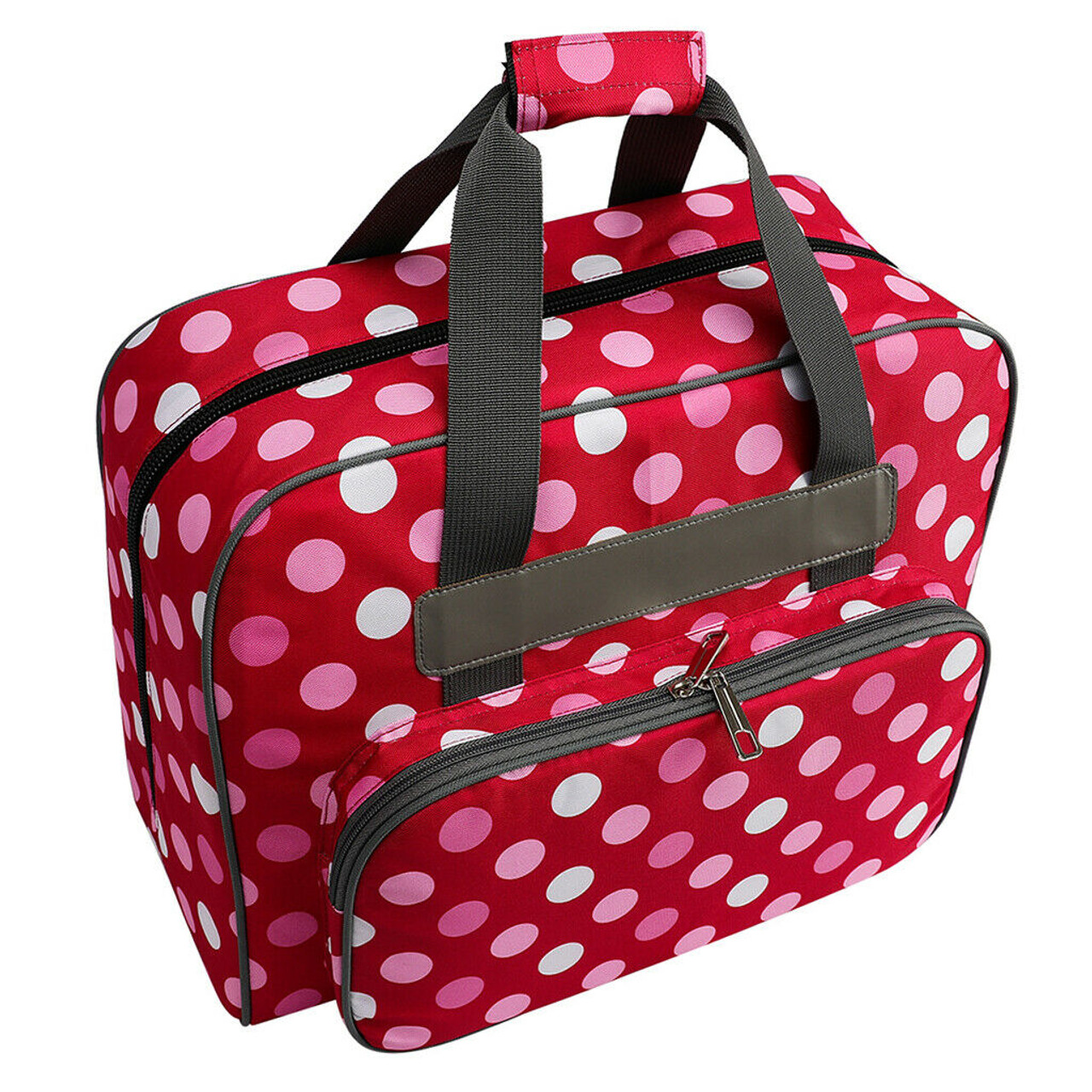 Red Dot Sewing Machine Tote Bag/ Carrying Case - NAPA SEW & VAC