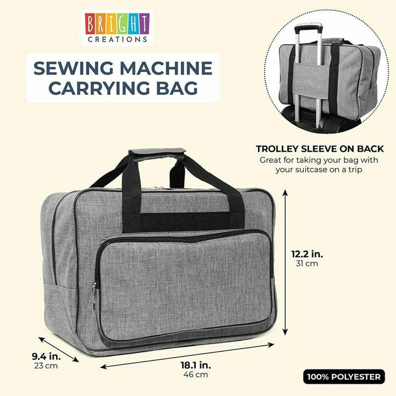 Sewing Machine Carrying Case Universal Travel & Sewing Machine Tote Bag  Dust - NAPA SEW & VAC