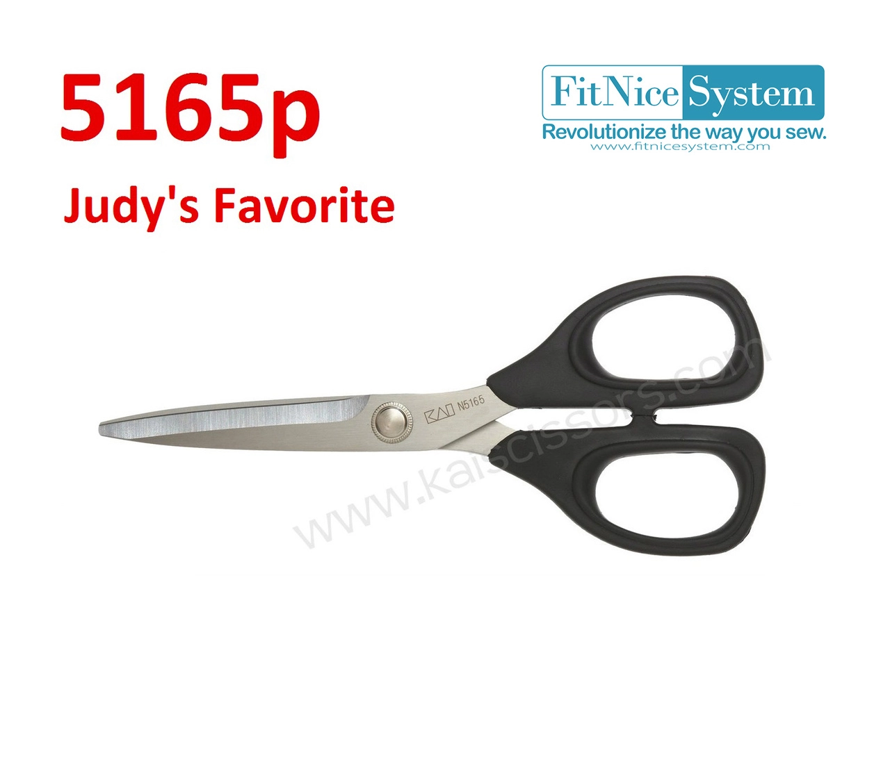 KAI 5165P: 6 1/4-INCH BLUNT-TIP SEWING SCISSOR (JUDY'S FAVORITE) - NAPA SEW  & VAC