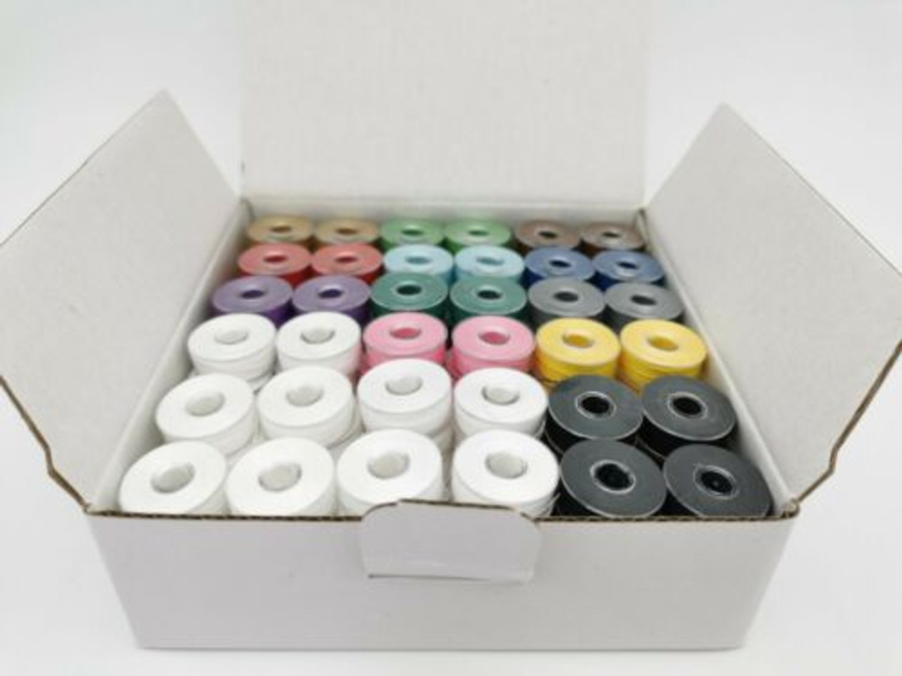 144 White Embroidery Machines PreWound Bobbins for Brother