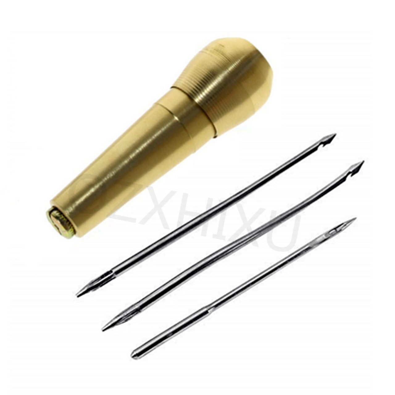 4Pcs Canvas Leather Tent Shoes Sewing Awl Taper Repairing Tool Sets Hand  Stitching Crochet Leather craft Needle Kit - NAPA SEW & VAC
