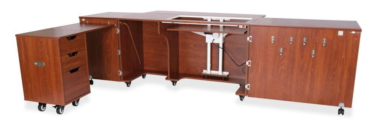 Koala Sewing Station Clearance Floor Model - Teak**