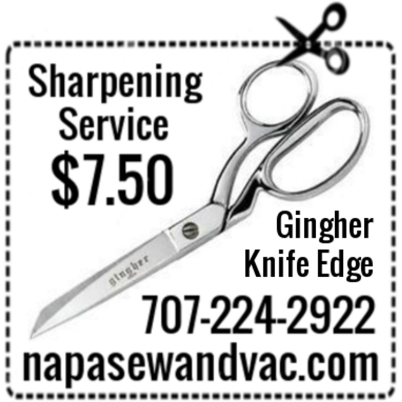 Sewing Small Talk: Sharpening Fabric Shears, Blog