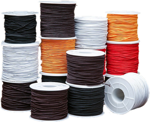 12 Rolls 1mm Elastic Cord Beading Thread Stretch String for Sewing Beaded Handicrafts Totally 684 Yards. Mix and match. Orders must be a 12 unit assortment of colors offered.