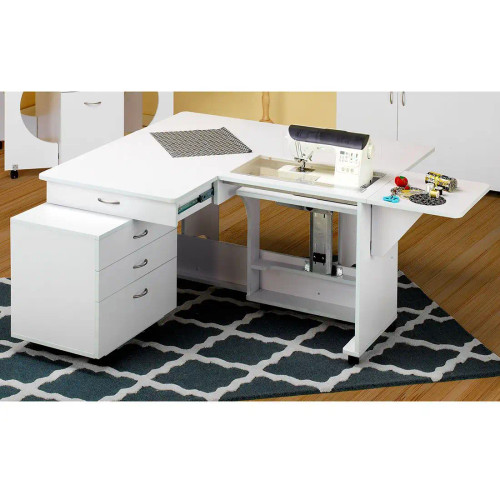 Quilter's Vision & Companion Chest - White