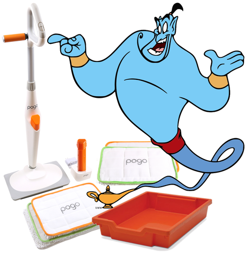 The Pogo Classic Plus gets you started and saves you money. The $399 price tag provides you with a $575 value package.
Includes:
Pogo Classic Cordless Electric Mop @ $399.00
2/ 3pk Pogo Mop Pads + $54.95 value
2/ Pogo Pro Batteries + $79.95 value
1/ Pogo Mop Tray + $39.95 value