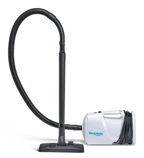 Simplicity S100 Sport Portable Bagged Canister Vacuum With Shoulder Strap