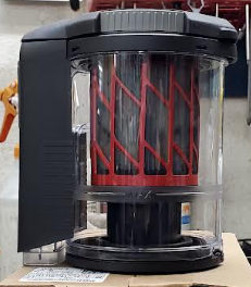 Miele HX2 Dirt Bin Assembly - 11627049, is similar to the image provided. Distinquishing color markings may vary from model to model.