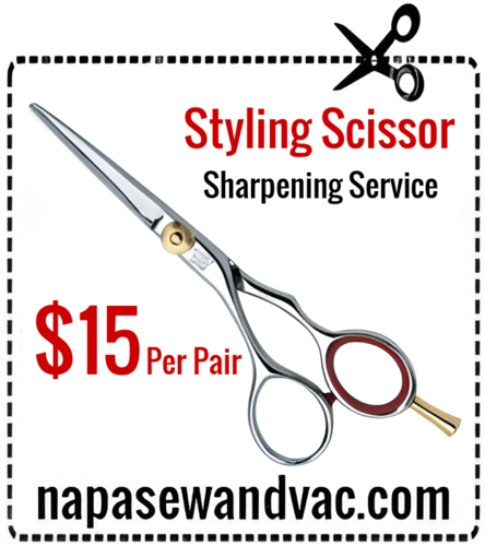 Styling Scissor Sharpening Service - 3 pair