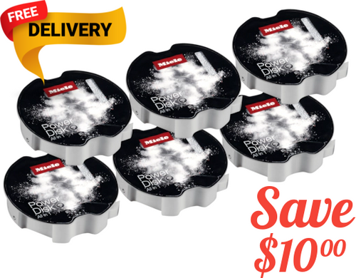 Miele PowerDisk ECO 400g 6/pk: Save $10! Plus, Free Delivery!