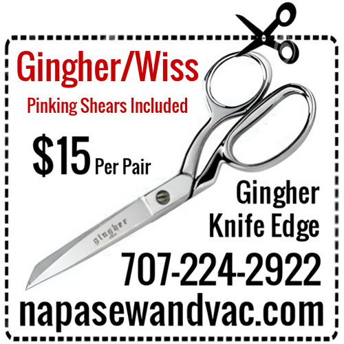 Gingher and Wiss Sharpening Service Coupon