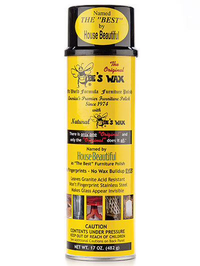 Use it on wood, leather, marble, granite, wrought iron, stainless steel, glass, and mirrors! It leaves no fingerprints, has no wax buildup over time and requires NO BUFFING!