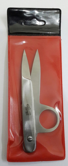 NS&V BRANDED, our house branded 4.5" thread nipper is stainless steel with a mat finish. This nipper provides our customer with quality at economical price. Our nippers can be disassemble for proper sharpening. Try 'em, you'll like 'em!