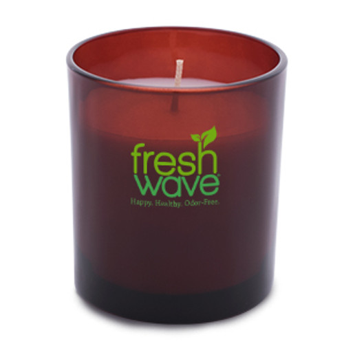 Odor Removing Candle:
The Fresh Wave soy-based Candle removes odors using natural ingredients. Got tough odors like garlic, onions, fish, bathroom or from your beloved pet? Consider that stink gone. Just light the candle. Sniff. Smile. Bask in the glow of a fresh-smelling home.