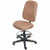 Elevated height for use with Model 5580 Cabinet/Table,Contoured seat and back with lumbar support, Thick padded seat,Heavy duty upholstery, Fire retardant foam padding,Pneumatic height adjustment, Twin wheel heavy duty casters. Available Beige Upholstery - Black Base (99) and Tan Upholstery - Black Base (13090 only) (95).