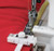 The Janome serger elastic gathering attachment is used for attaching elastic 3.5mm to 8mm wide. Elastic gathering foot not included.