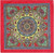 Red 100% Cotton Paisley Bandanna, 22" W x 22" H: New Version Red