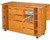 Model Number: 7600.90 Sunrise Maple
Six adjustable shelves
Included back shelf
Melamine (smooth) mar-resistant surface
2.5mm rounded edge banding
Rounded corners for safety
7 Drawers on nylon rollers with stops
Large work surface
Hinged drop leaf cutting table installed with locking casters on dual supports
Sturdy construction with steel connectors
Easy roll lockable casters
"NEW" Bi-fold swing away doors
Pull out thread storage shelf