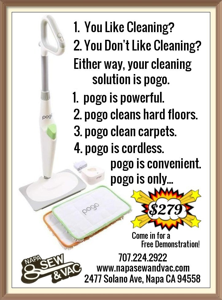 Pogo Classic Cordless Electric Mop NAPA SEW & VAC