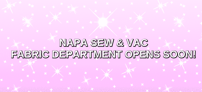 Fabric Department Banner - Coming Soon!