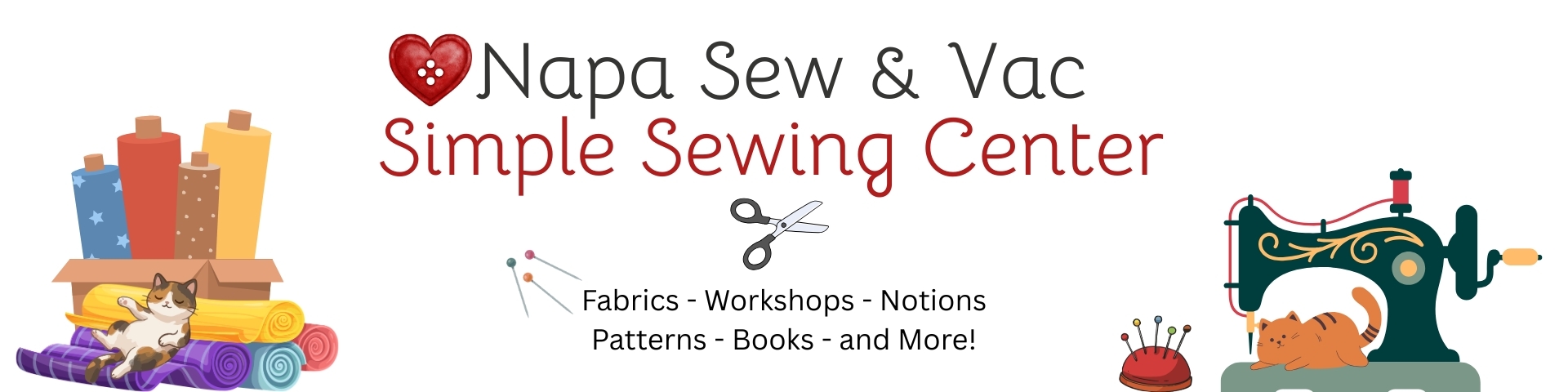 Fabric Sew and Vac Simple Sewing Center
