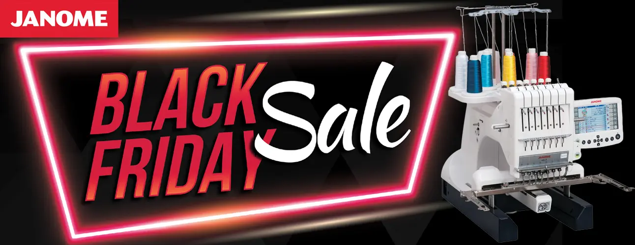 JANOME BLACK FRIDAY BANNER