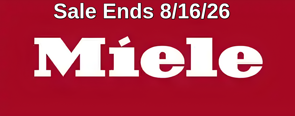 Miele Sale Banner Ends 8.16.26