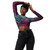 Aphrodite Recycled long-sleeve crop top