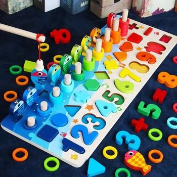 Loder per femije me forma gjeometrike dhe numra / Children marine toys Lodra