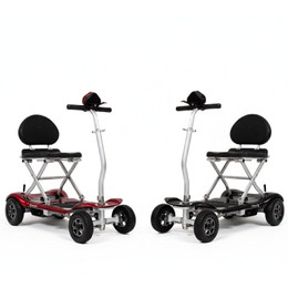 Red and Blue InstaFold Folding Mobility Scooter