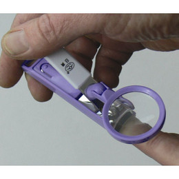 Nail Clippers with Magnifying Glass