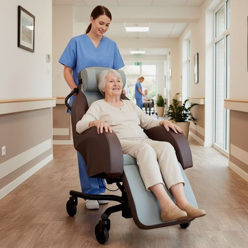Integra Shell Seat Care Chair in a care home
