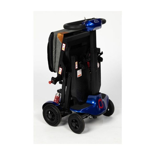 Folded Monarch Genie Lightweight Folding Mobility Scooter