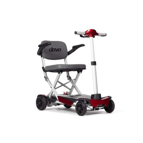 Red Drive Manual Fold Plus Mobility Scooter