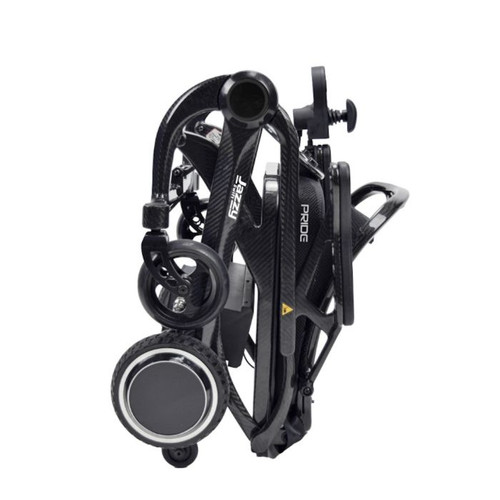 Folded Pride Jazzy Carbon Swift Folding Electric Wheelchair