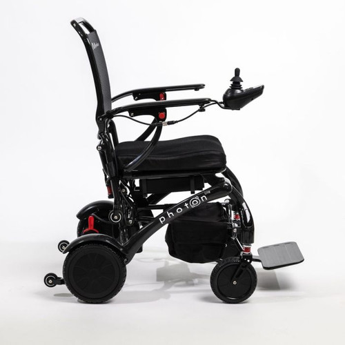 Motion Photon Lite Folding Electric Wheelchair Side View