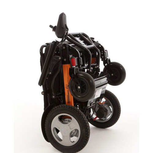 Folded Ezi-Fold Lightweight Electric Wheelchair