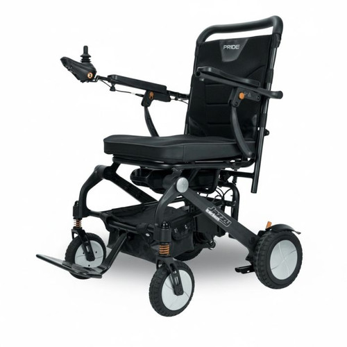 Pride Jazzy Carbon Injection Folding Electric Wheelchair Image 1