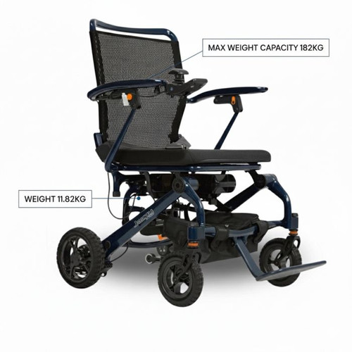 Pride Jazzy Carbon Ultra Max Folding Electric Wheelchair Image 4