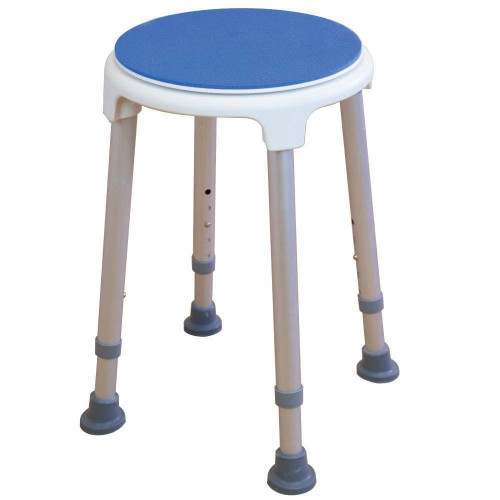 Shower Stool with Swivel Seat Image 1