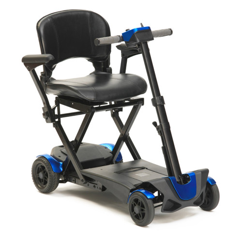 AutoFold Mobility Scooter - Blue