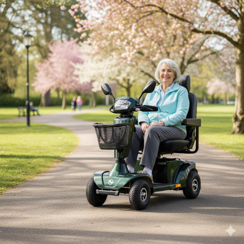 Sterling S425 Mobility Scooter - Lifestyle