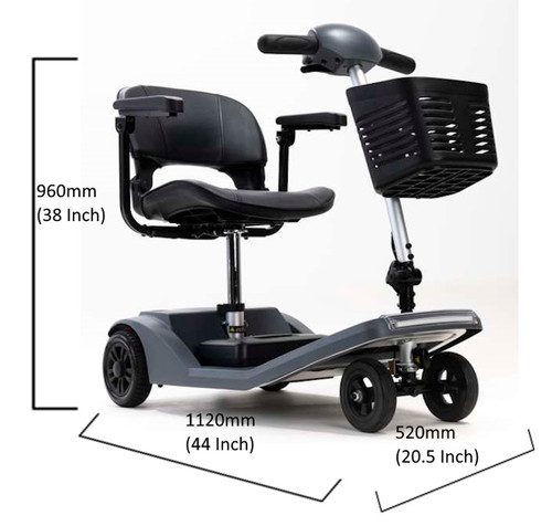 Air Active 4mph Lightweight Travel Mobility Scooter Image 3