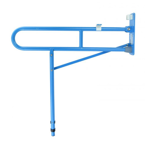 Toilet Support Rail with Leg Image 1