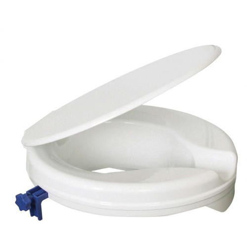 Raised Toilet Seat with Lid Image 1